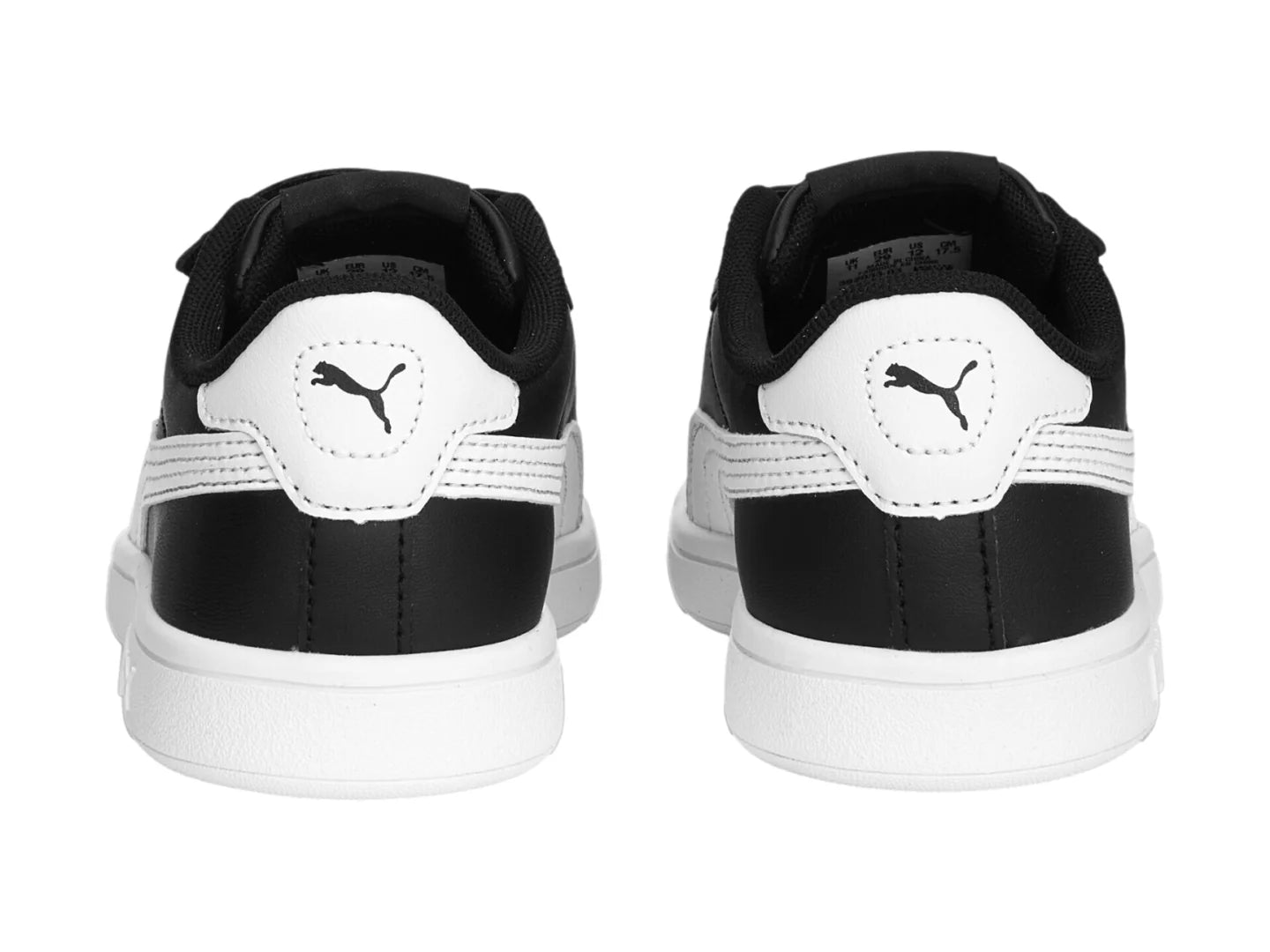 Tenis PUMA Smash 30 L V Negro y Blanco para Niño