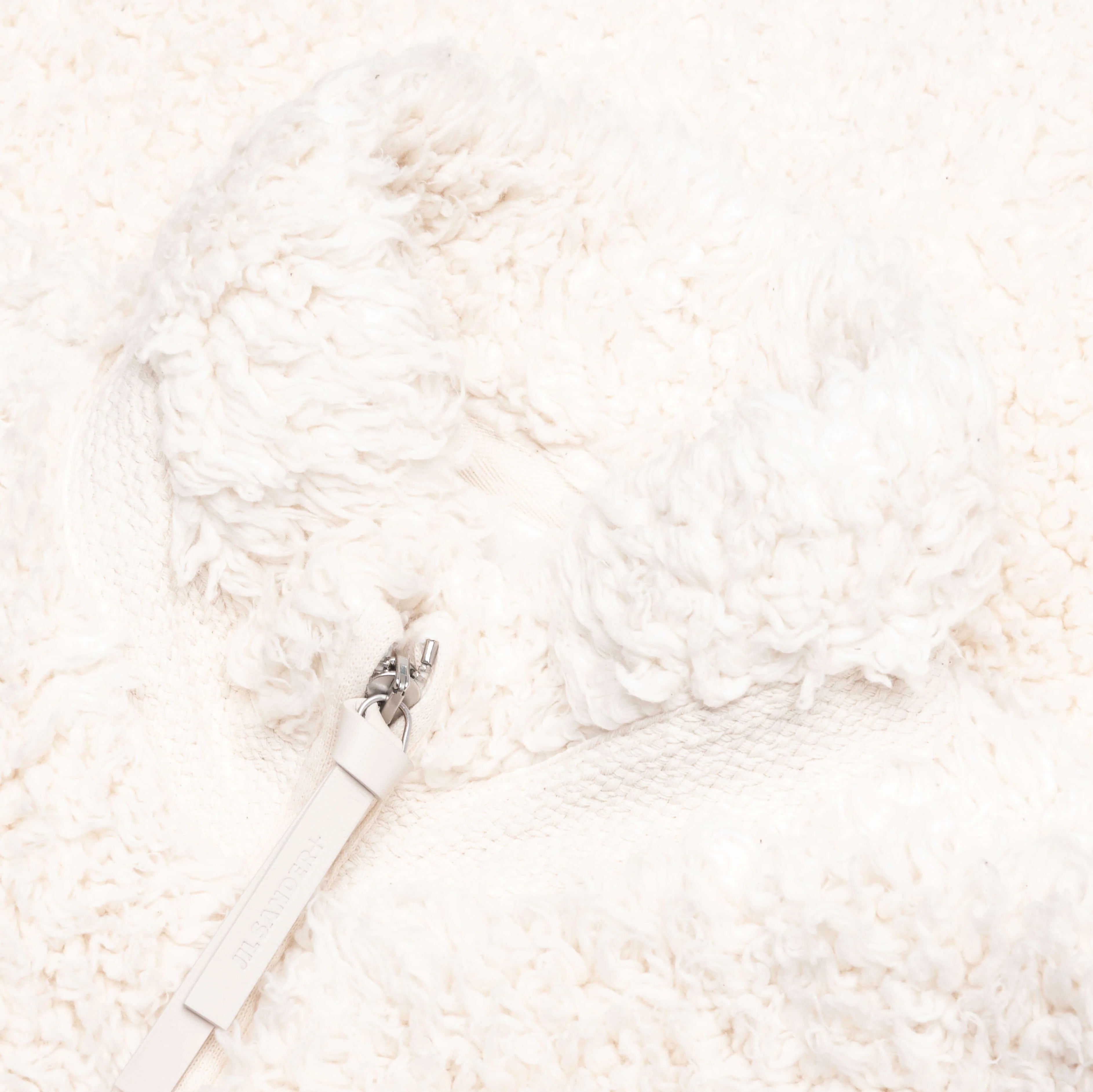 Cotton Fleece Jacket Eggshell