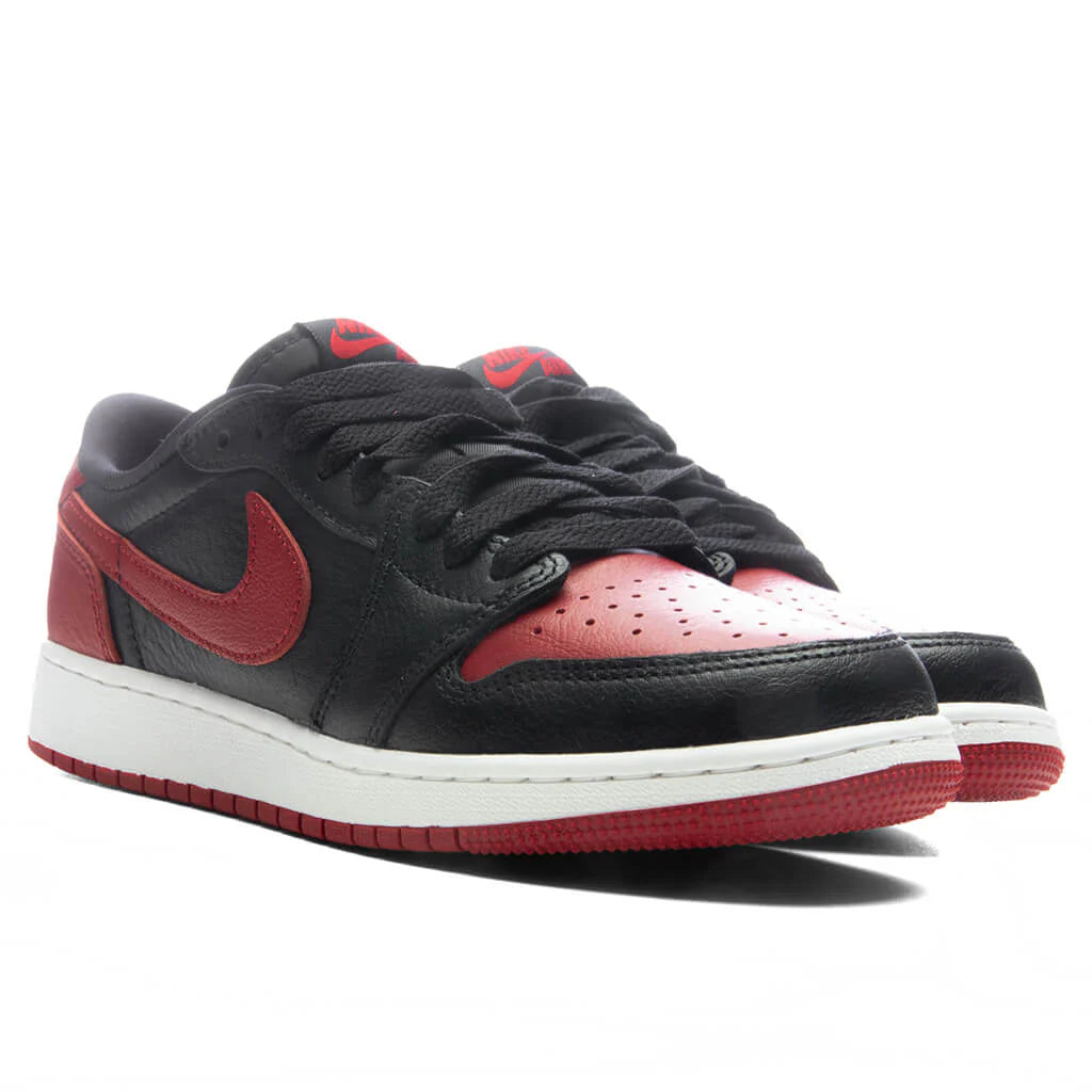 Air Jordan 1 Retro Low OG Banned GS Black Varsity Red Summit White