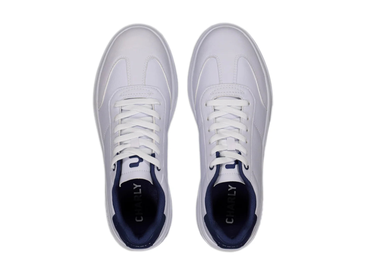 Tenis Charly Blanco y Azul Marino para Hombre