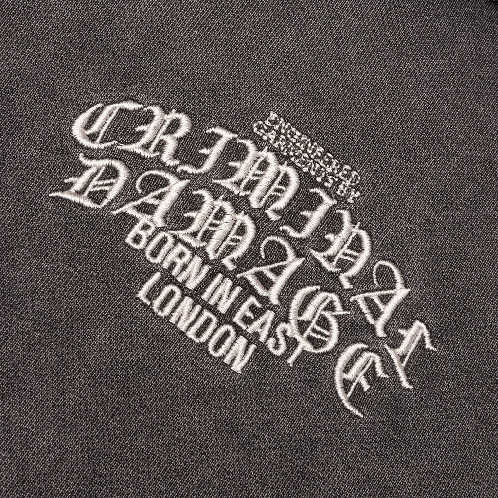 Logo Mania Hood Washed Grey
