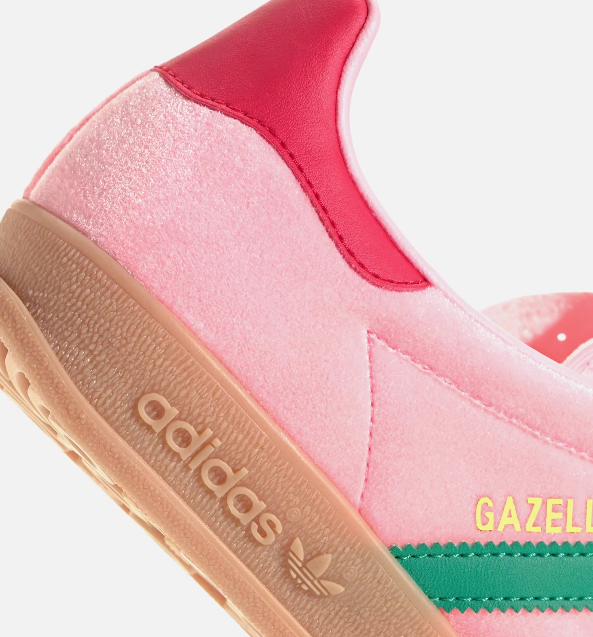 Gazelle Indoor Womens Lifestyle Shoe Court Green Glow Pink Gum