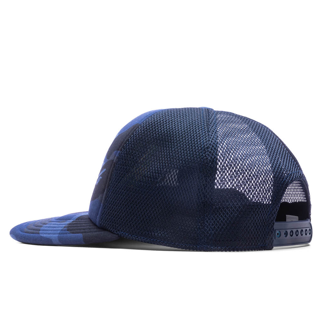 Color Camo College Mesh Cap Navy
