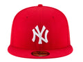 Gorra New Era New York Yankees Roja Visera Plana