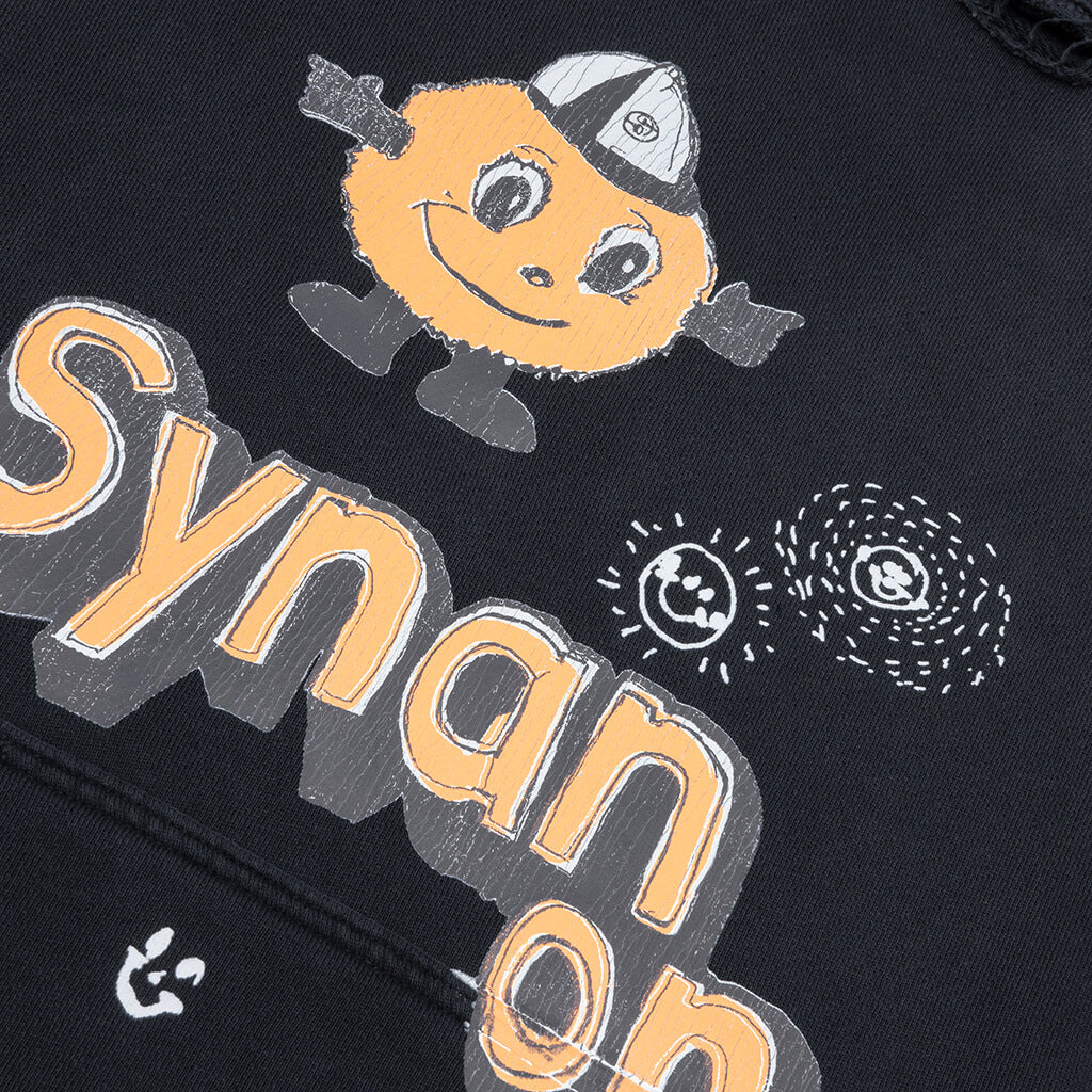Synanon Hooded Sweatshirt Black