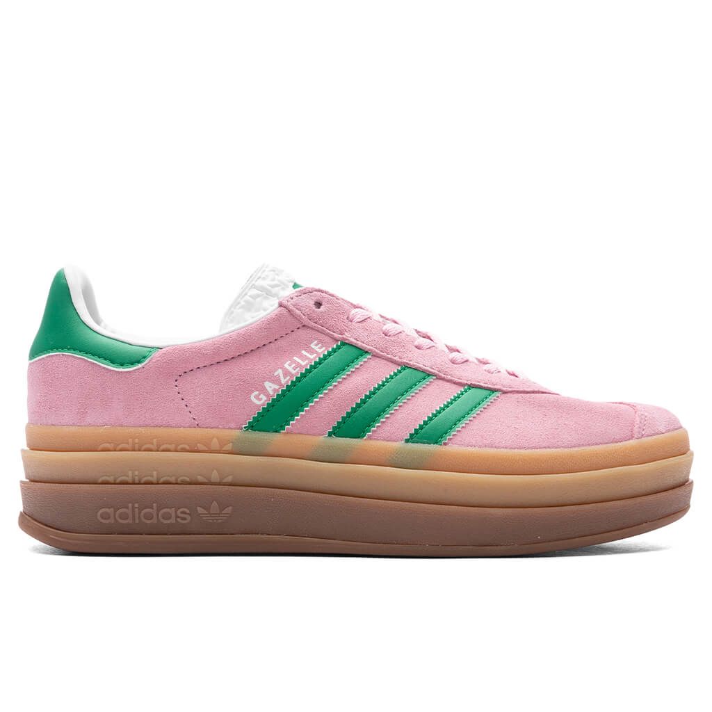 Womens Gazelle Bold True Pink Green Cloud White