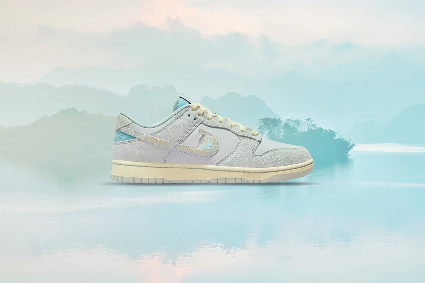 Dunk Low Retro SE Gone Fishing Photon Dust Light Silver Alabaster