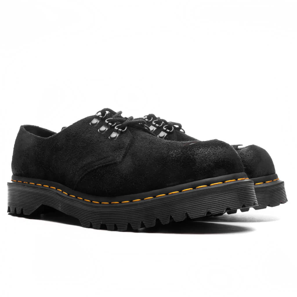 1461 St Hairy Suede Black