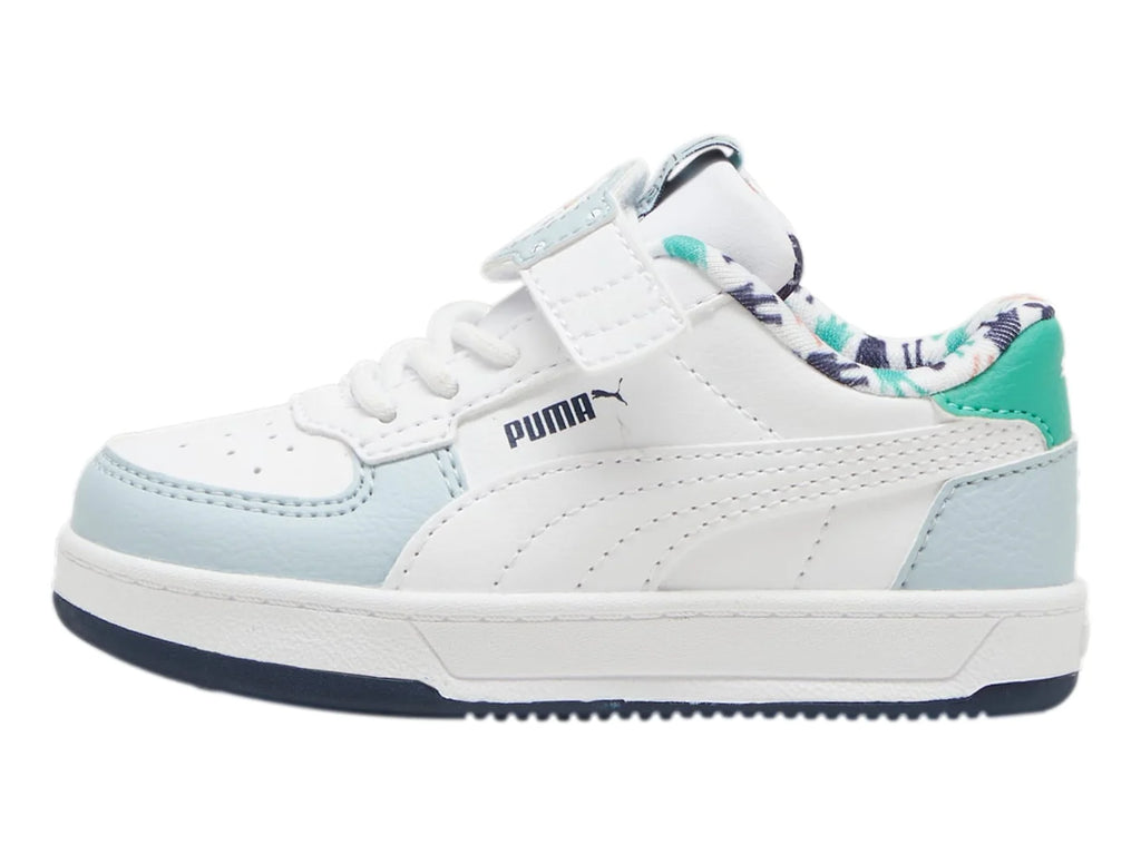 Tenis PUMA Caven 20 Playmobil Blanco y Azul para Niño