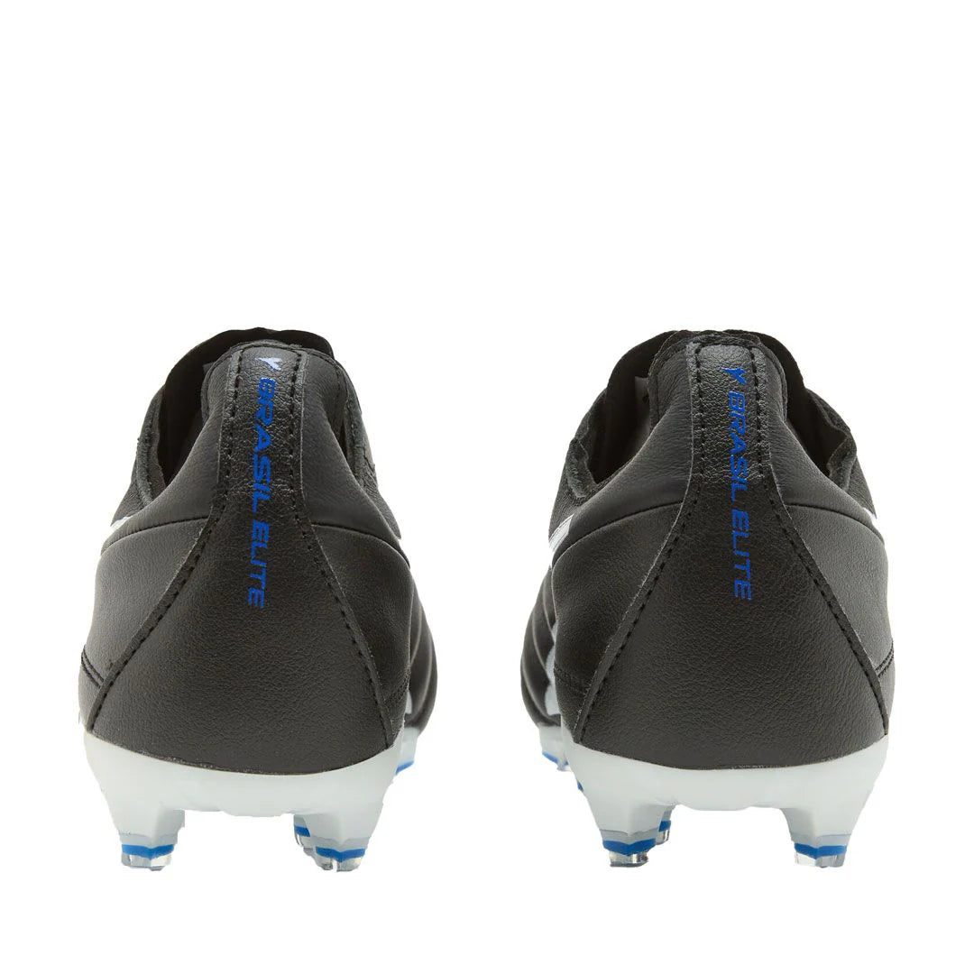 Diadora Brasil Elite 2 LT LP 12 FG Firm Ground Soccer Cleats Black White Royal Blue