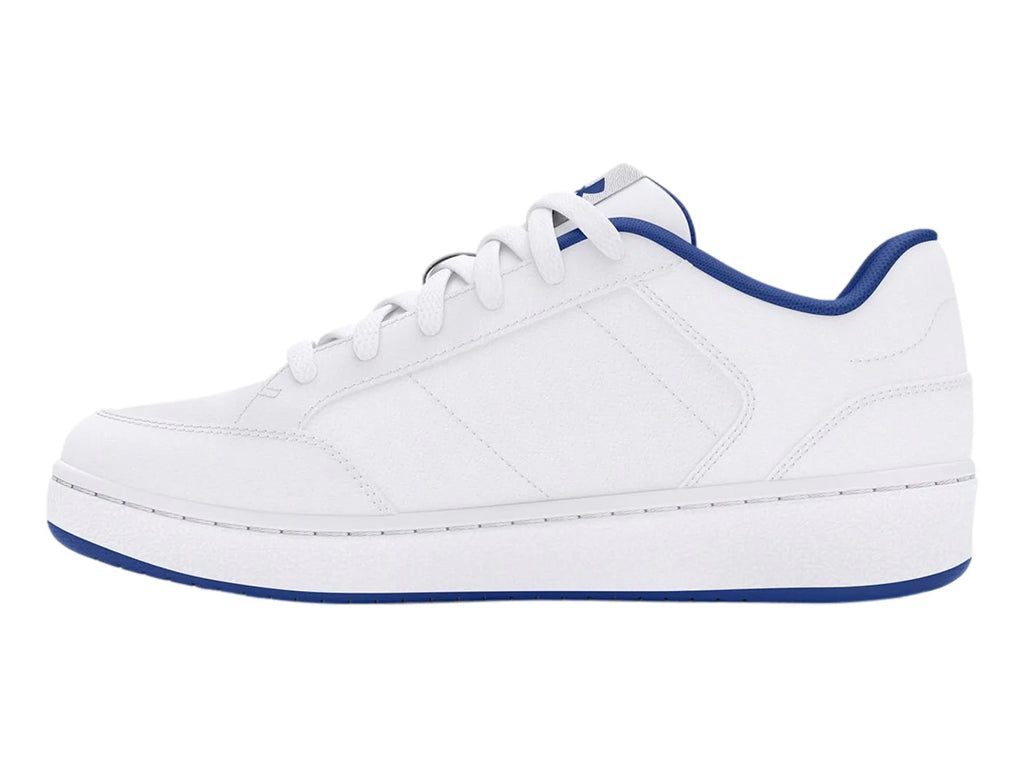 Tenis Under Armour Official Lthr Blanco y Azul para Niño