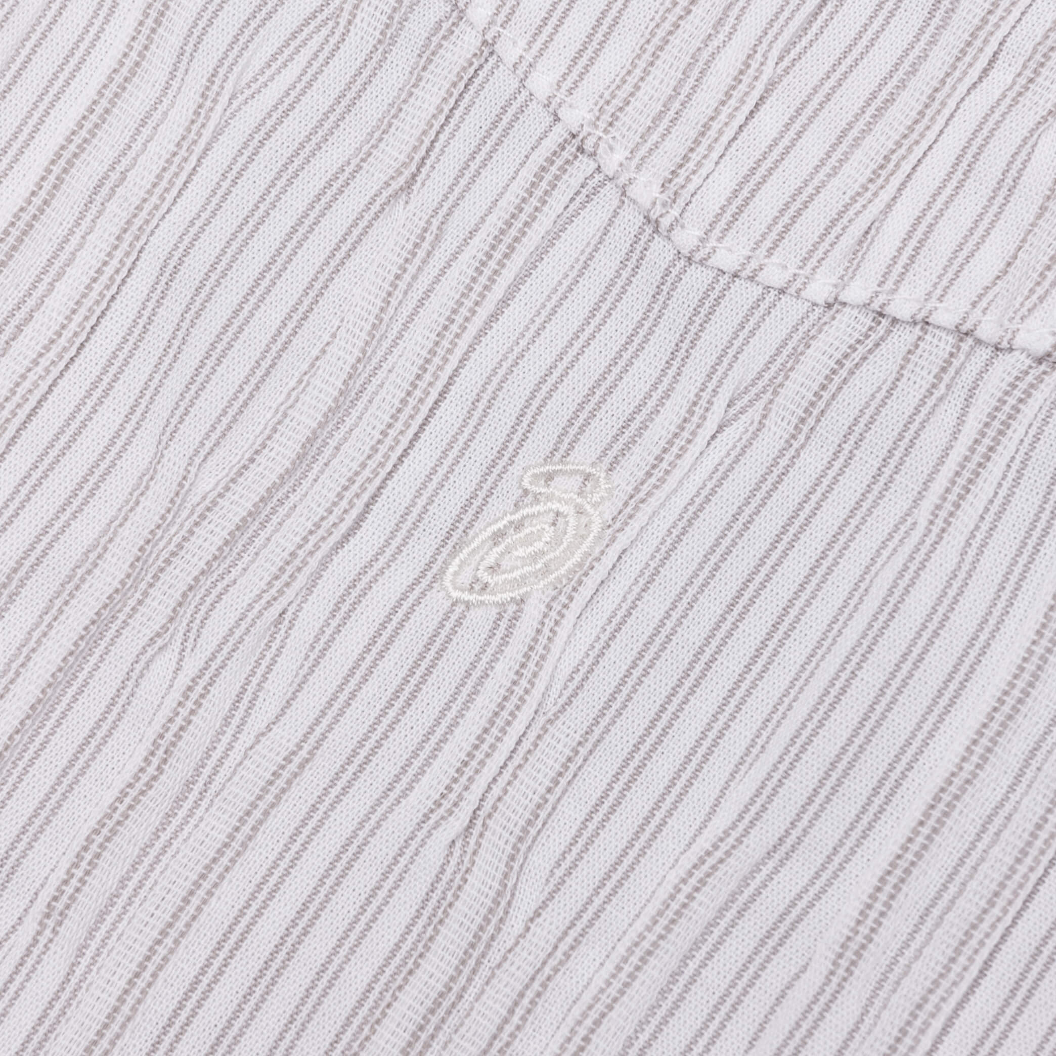 Wavy Striped Shirt Natural