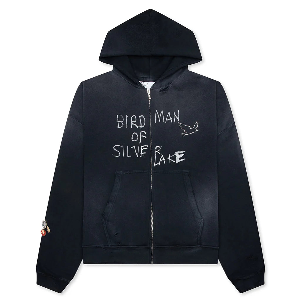 Birdman Of Silver Lake Hooded Sweatshirt Black