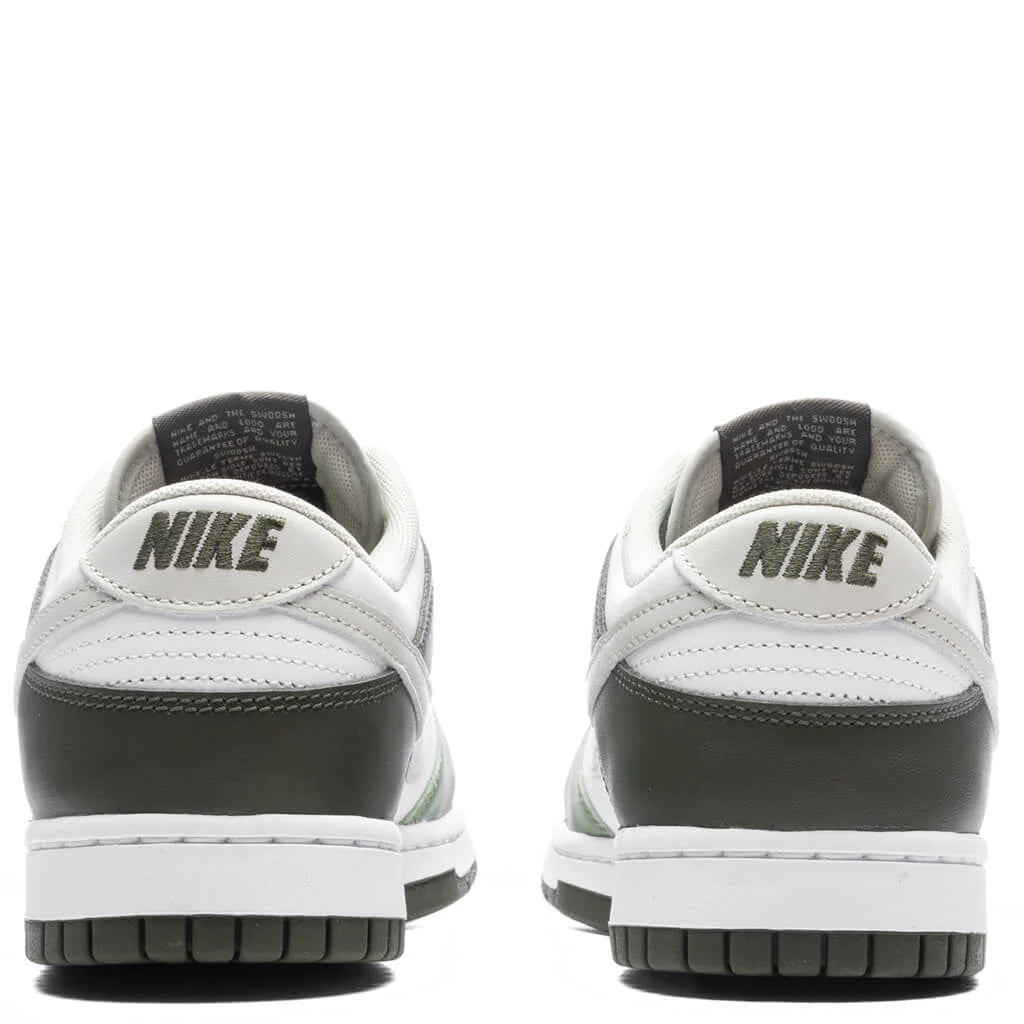 Dunk Low White Light Bone Oil Green Cargo Khaki