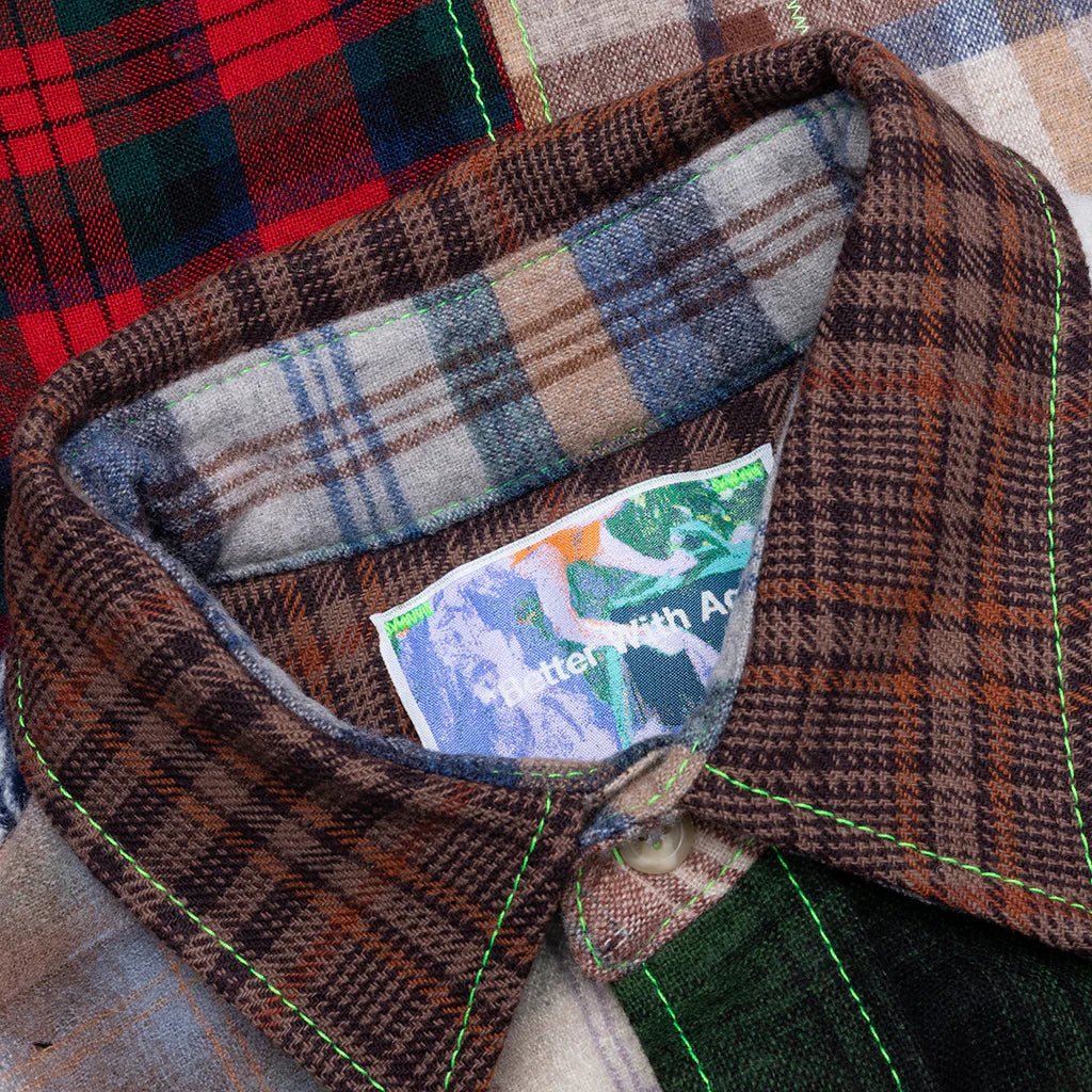 Better with Age x Pendleton Whitney Reversible Flannel Overshirt Multi