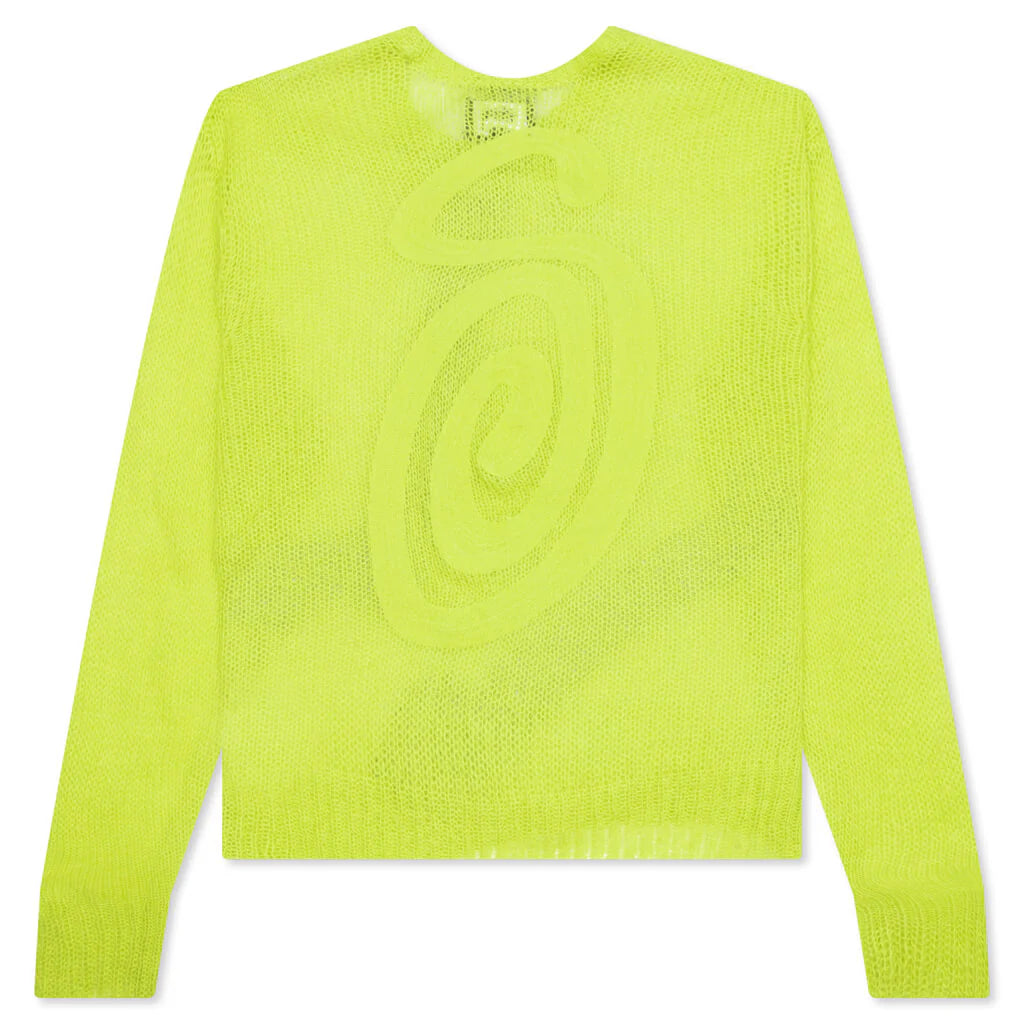 S Loose Knit Sweater Lime