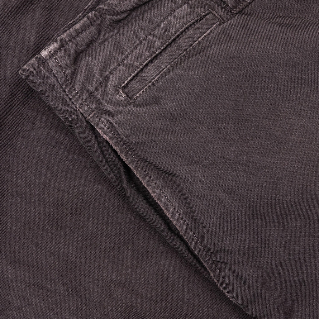 Wide Chino Crash Pants Black