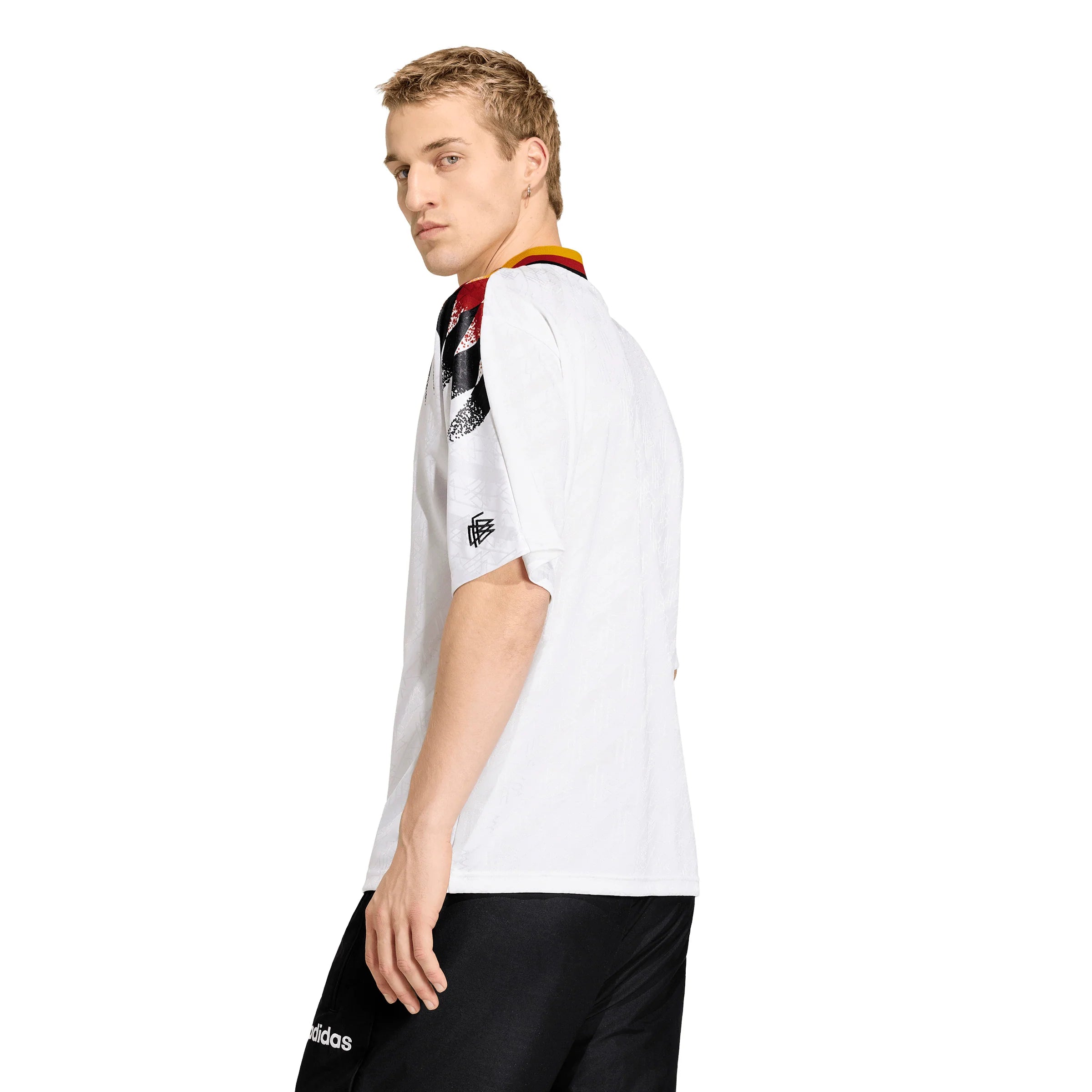 adidas Germany Home 1994 Mens Soccer Jersey White Black Red
