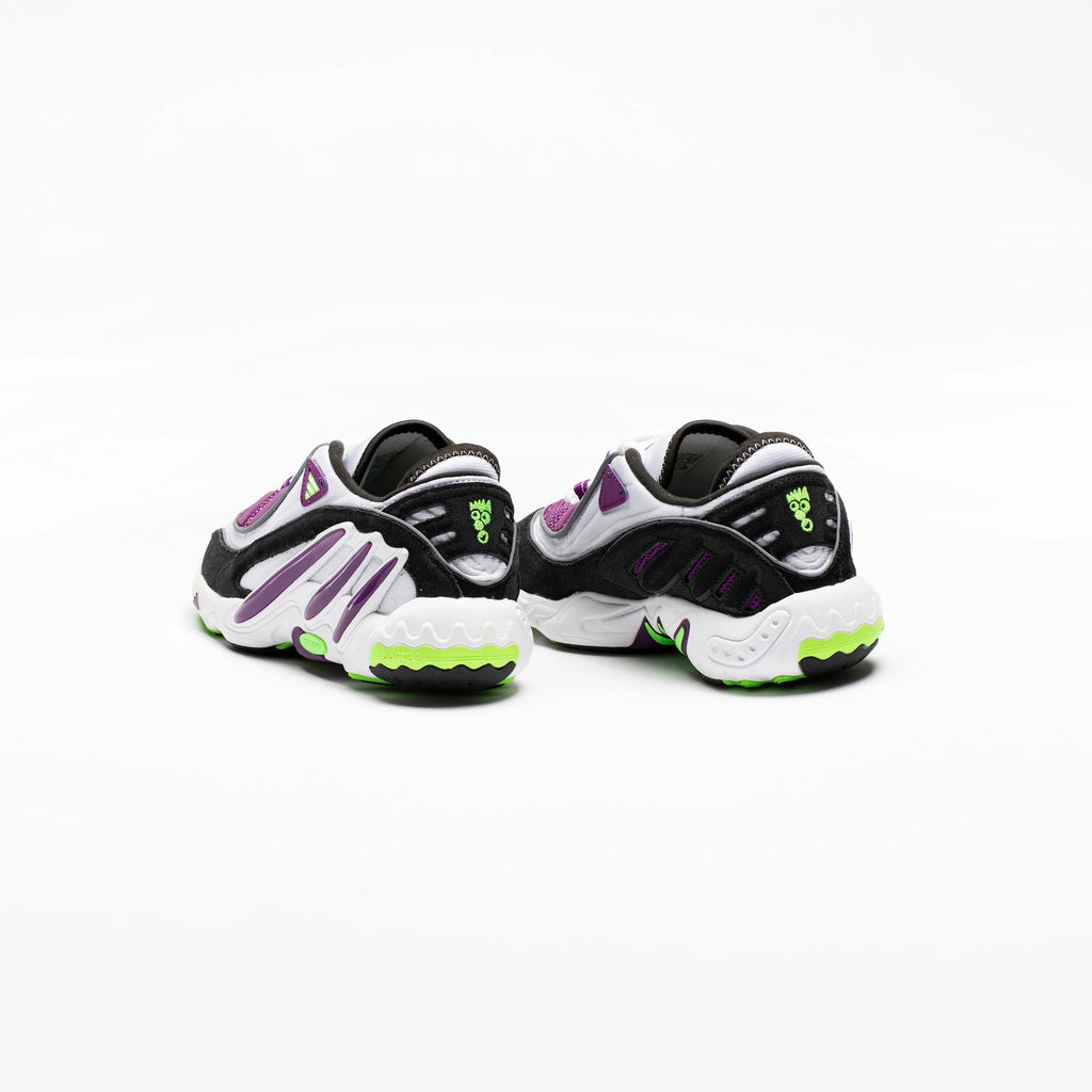 FYW 98 Mens Running Shoe White Black Solar Green Glory Purple