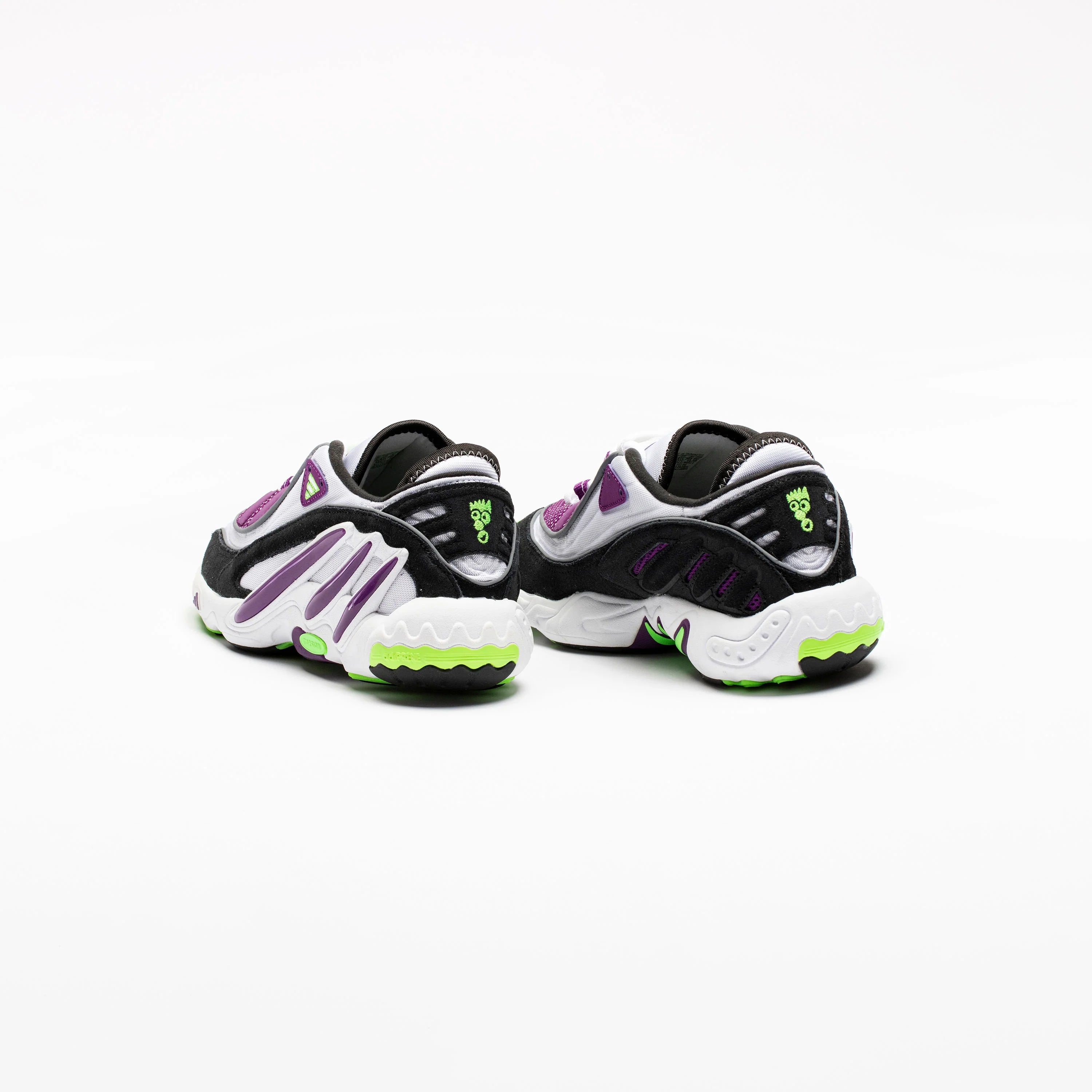 FYW 98 Mens Running Shoe White Black Solar Green Glory Purple