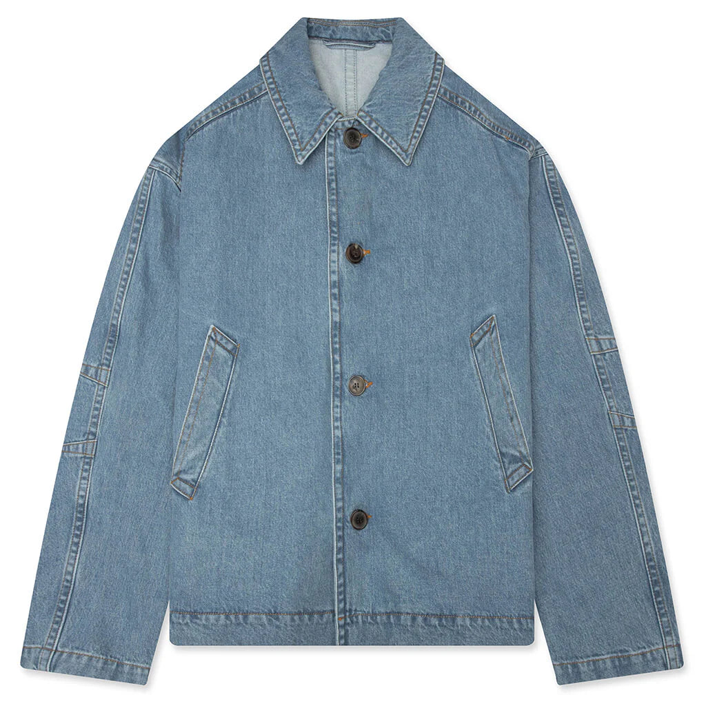 Robinson Washed Denim MW Coat Light Blue