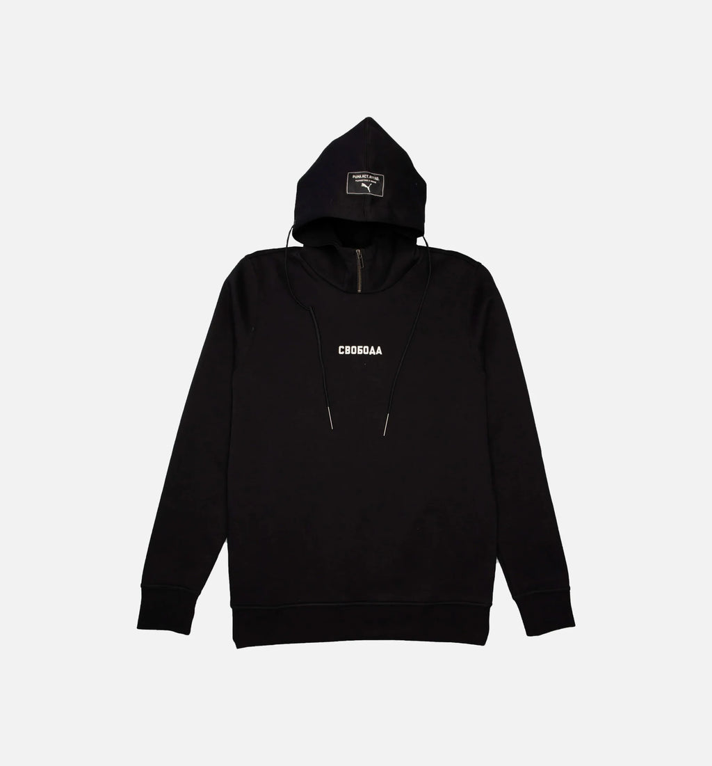Puma X Outlaw O Moscow Mens Hoodie Black Black