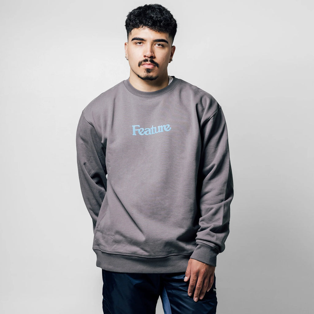 Academy Crewneck Cannoli Cream Gold Flame