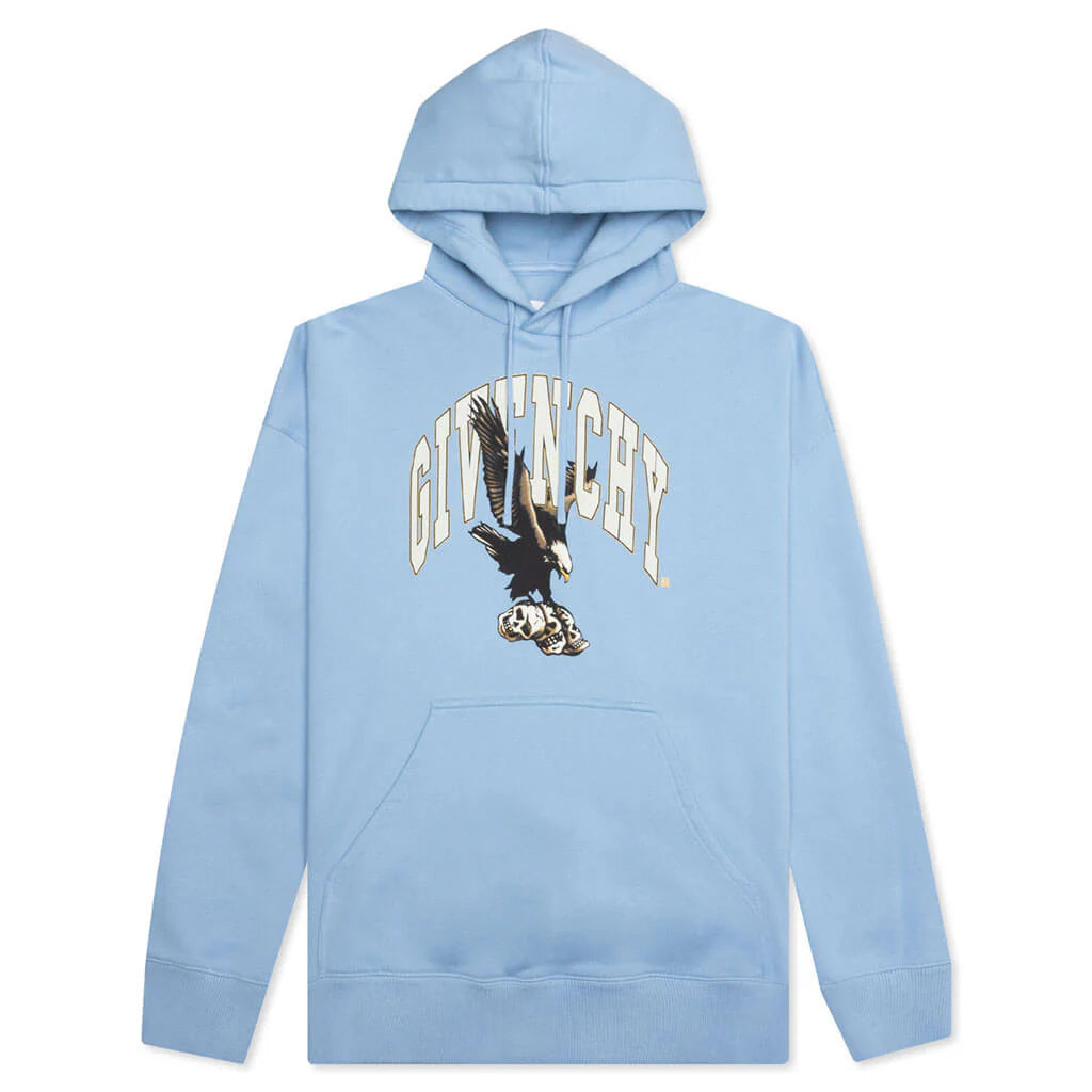Slim Fit Hoodie Light Blue