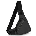 G Zip Triangle Bag Small Black