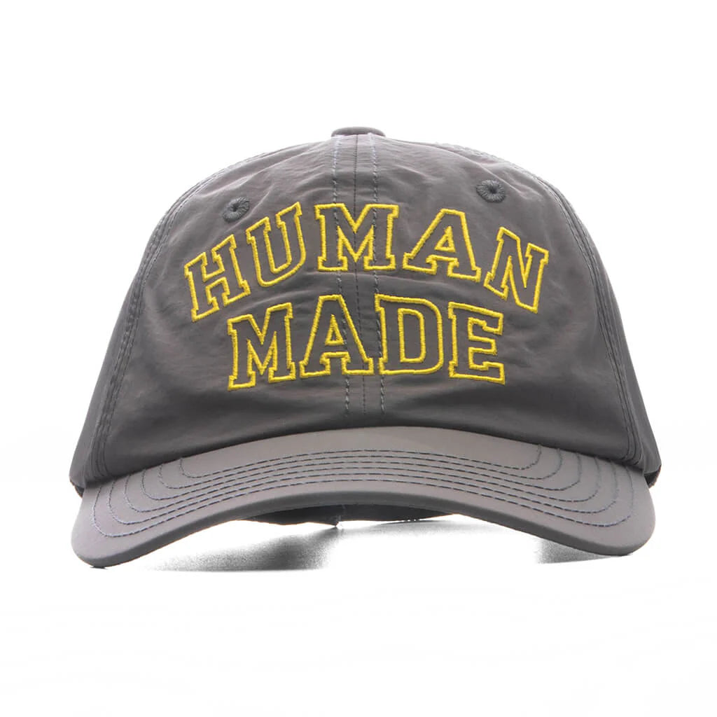 6 Panel Nylon Cap Gray
