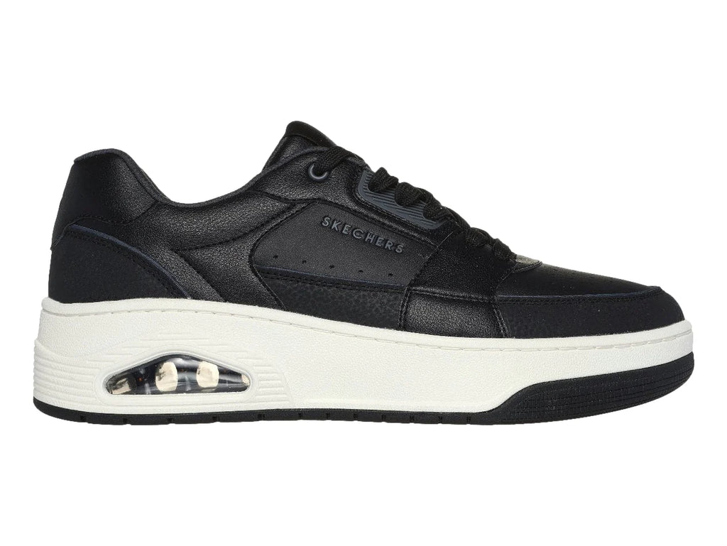 Tenis Skechers One Court Negro con Turquesa para Hombre