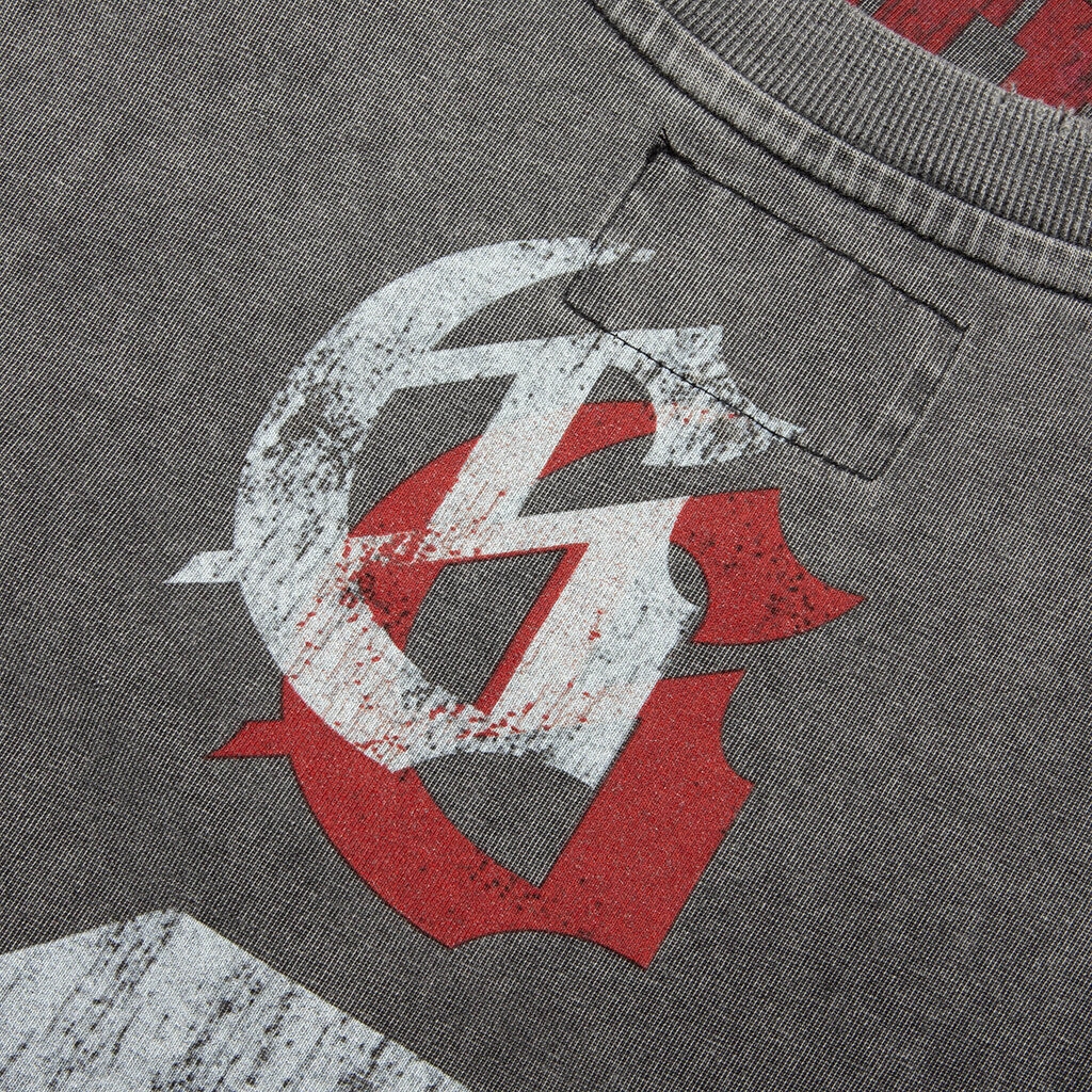 Seeing Double T Shirt Grey Wash