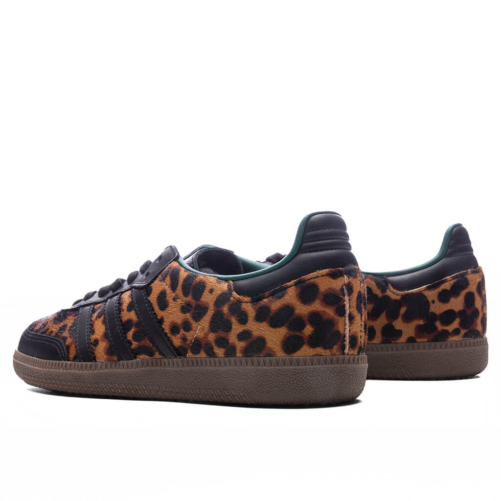 Womens Samba OG Core Black Collegiate Green Cream White
