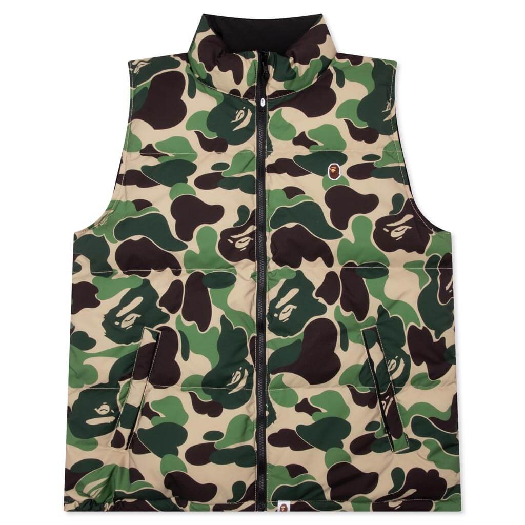 Abc Camo Reversible Down Vest Green