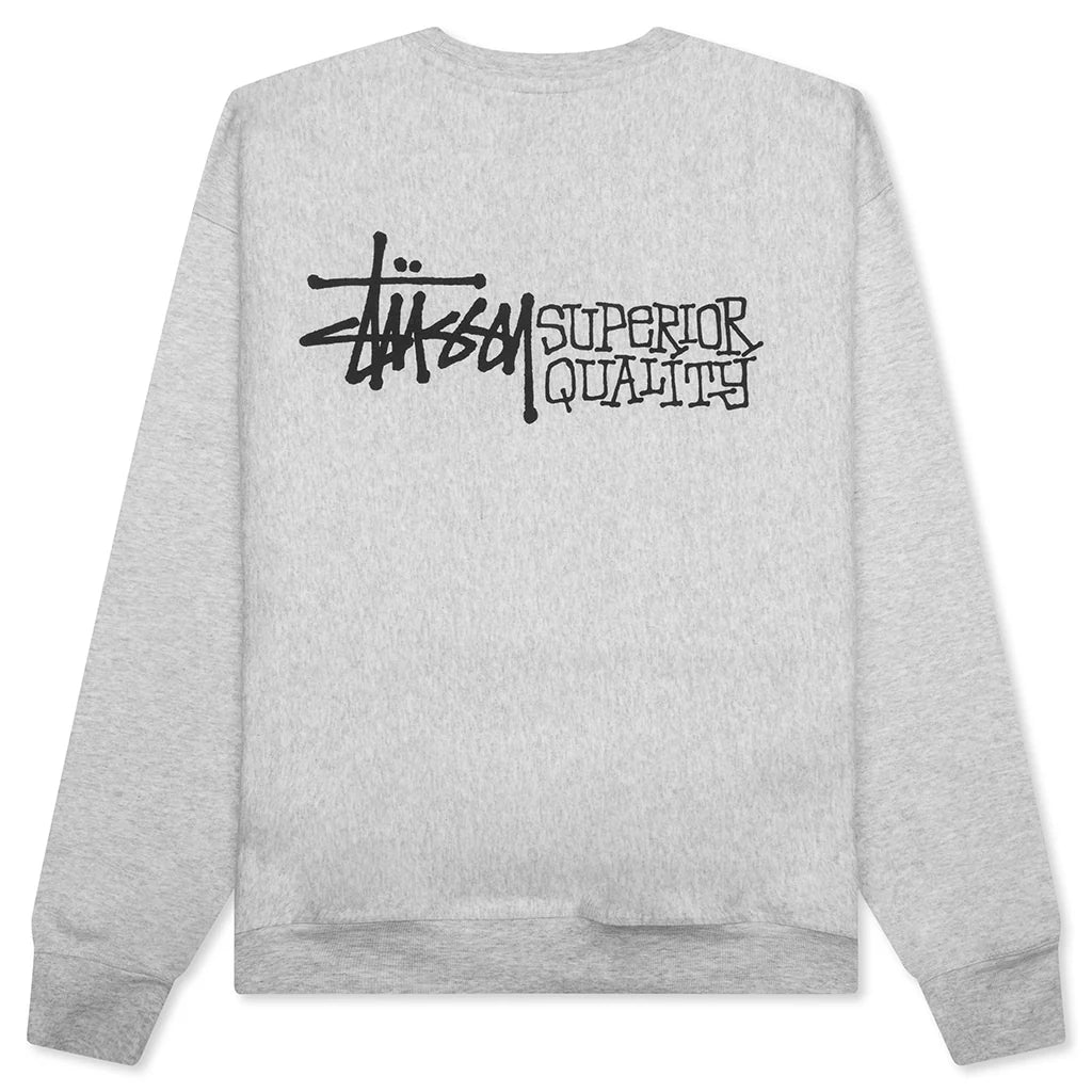 Superior Quality Crew Ash Heather