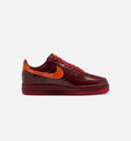 Air Force 1 Low Dark Team Red and Safety Orange Mens Lifestyle Shoe Dark Team Red University Gold Safety Orange Challenge Red
