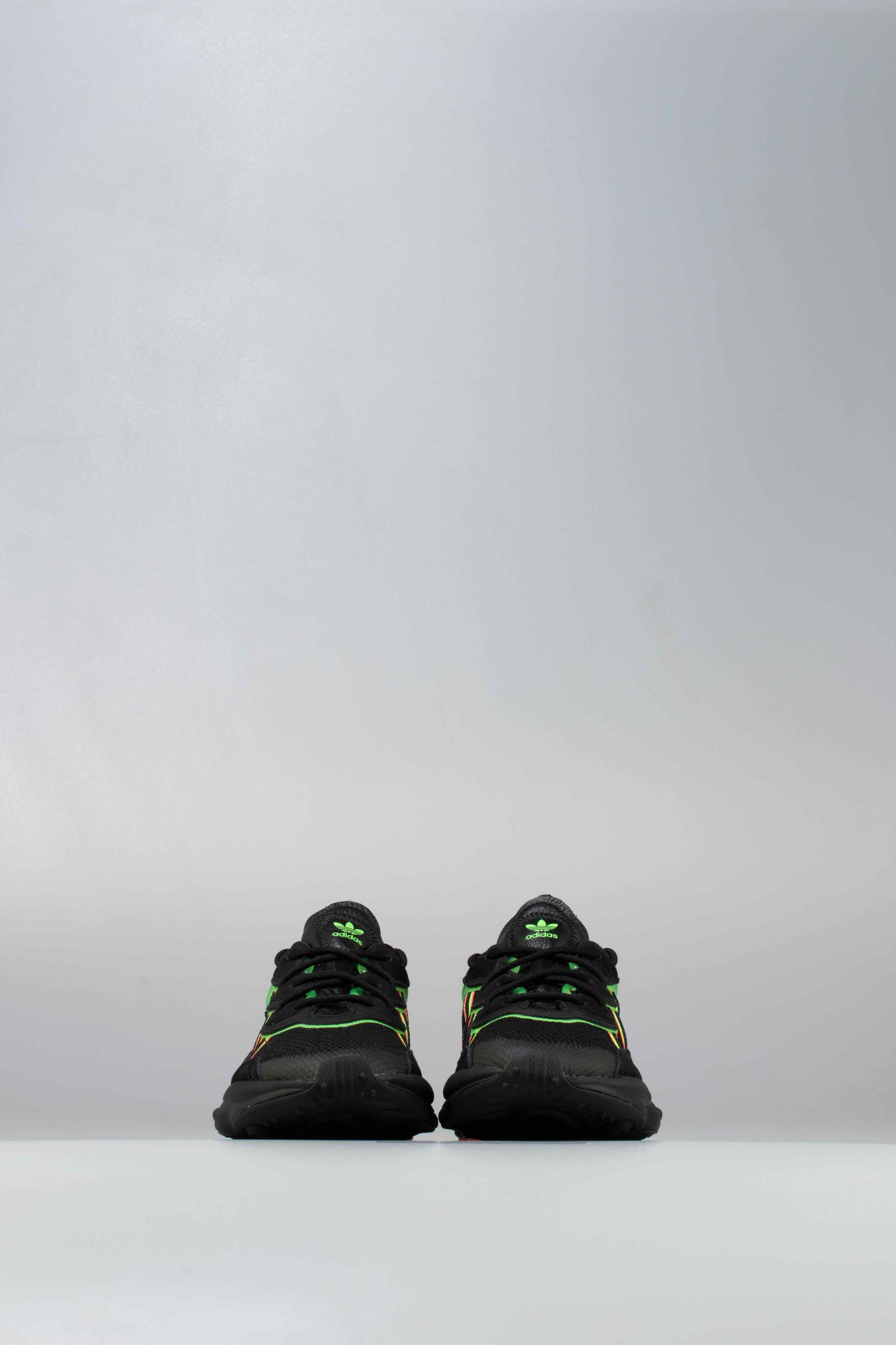 Ozweego Mens Running Shoe Black Green Orange