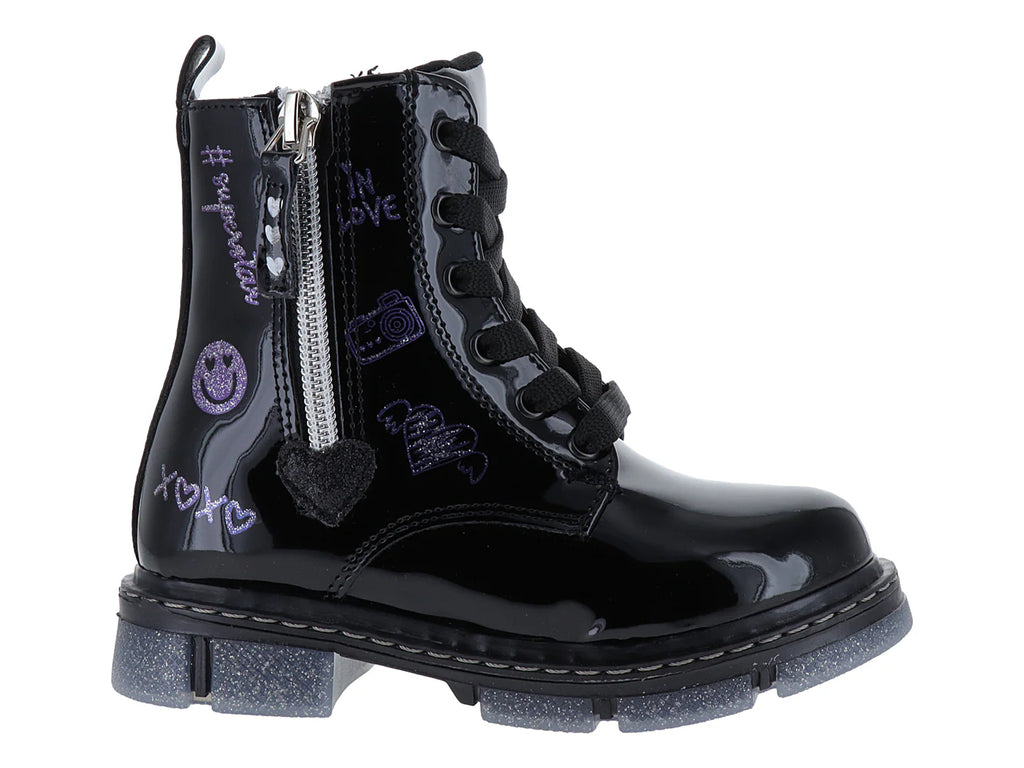 Botas Teen Bambino Negro para Niña