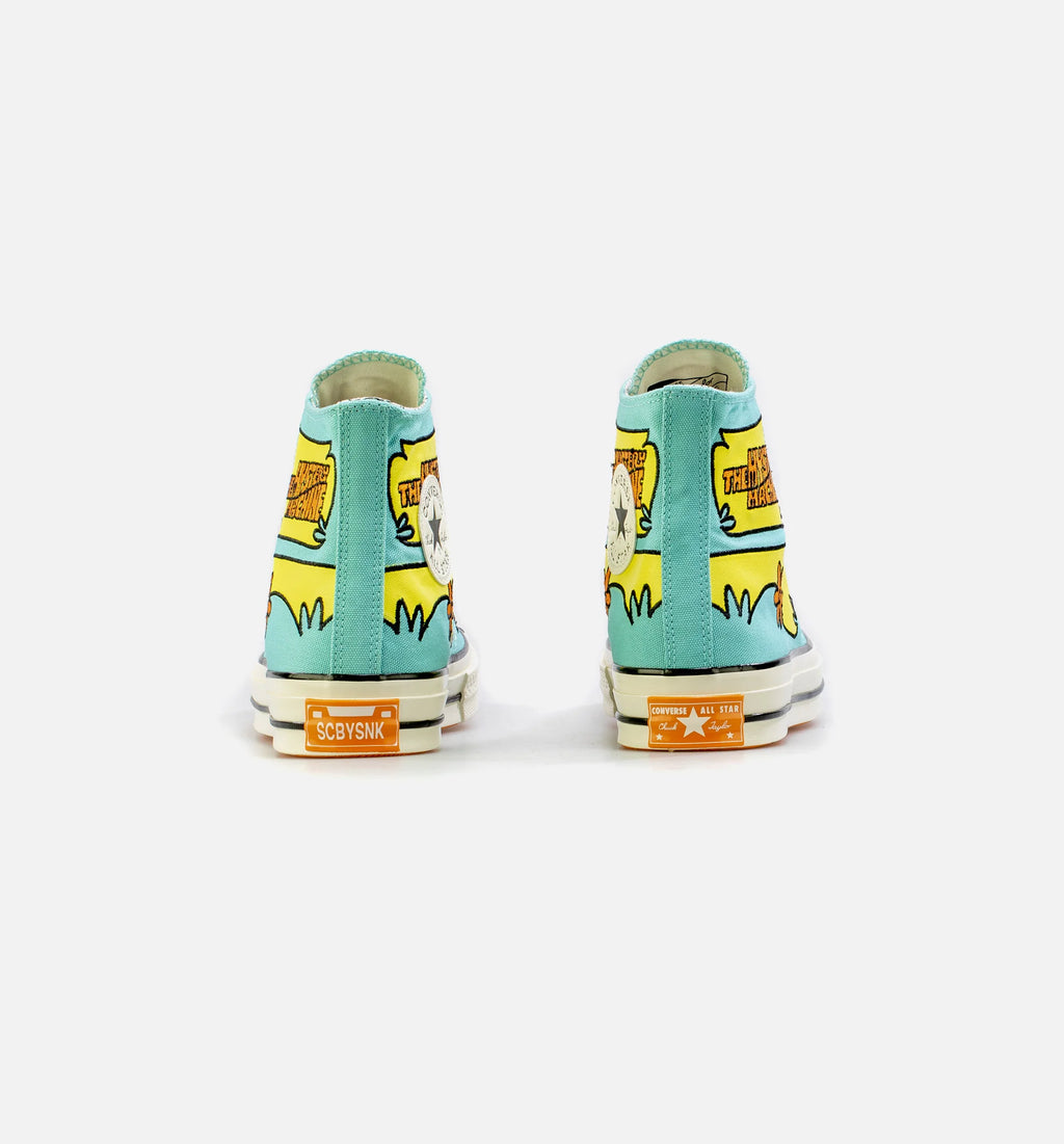 Chuck Taylor 70 Hi Mystery Machine Mens Lifestyle Shoe Blue Green Orange White