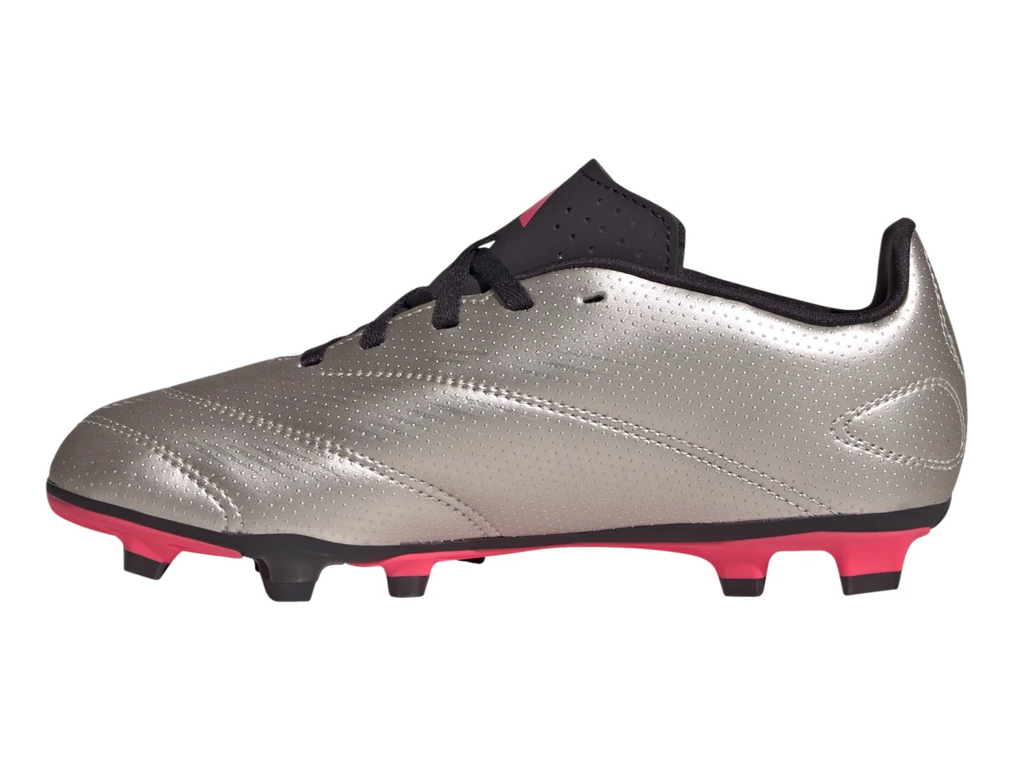 Tenis Adidas Predator Club FXG Plata para Niño