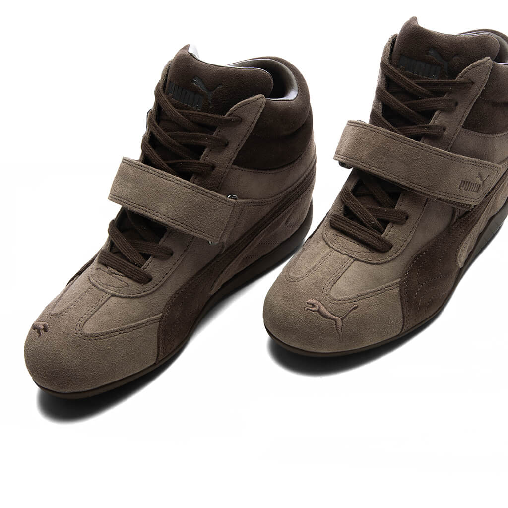 Womens Speedcat Wedge Totally Taupe Chocolate