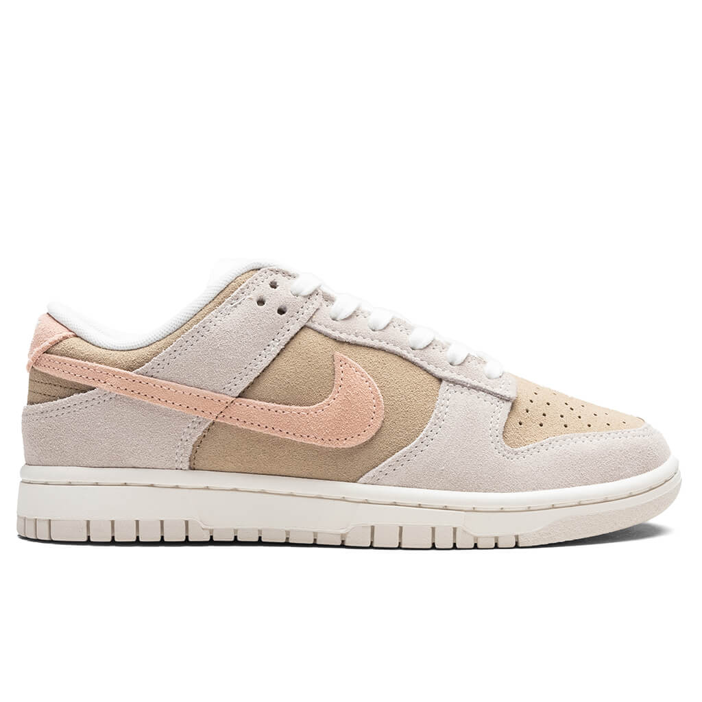 Womens Dunk Low Phantom Washed Coral Parachute Beige
