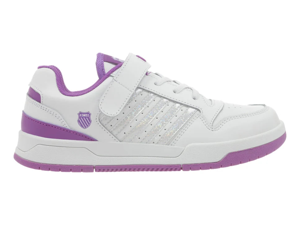 Tenis K Swiss Drifty Blanco y Lila para Niña