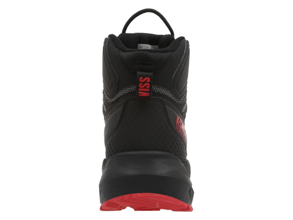 Tenis K Swiss Honold Negro con Rojo para Hombre