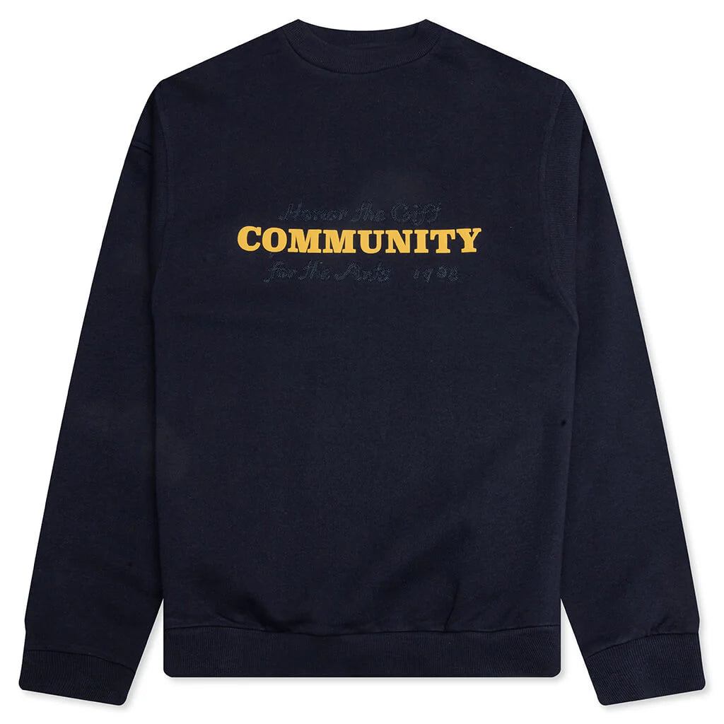 Track Crewneck Navy