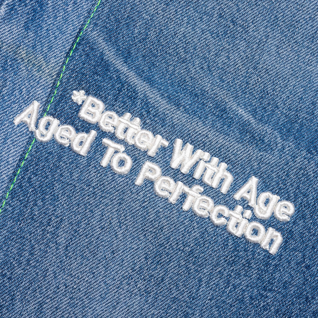 Monroe Triple Wide Denim Repair Short Indigo