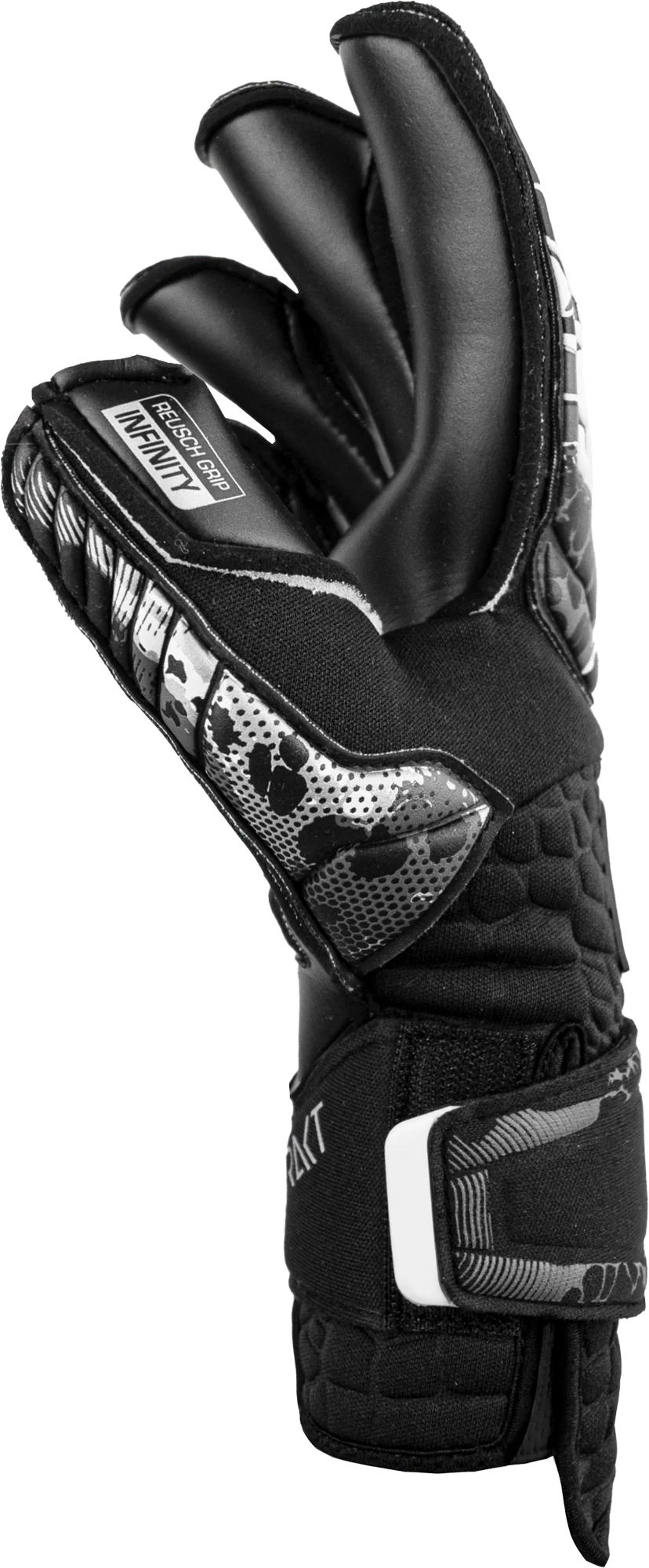 Reusch Attrakt Infinity Resistor Adaptive Flex Goalkeeper Gloves Black