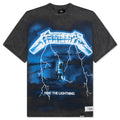 Metallica Ride The Lightning S S T Shirt Vintage Grey