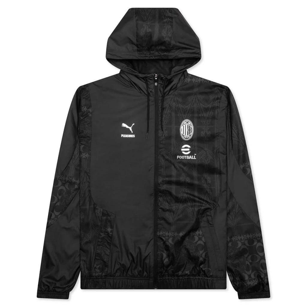 Puma AC Milan x Pleasures Prematch Jacket Black