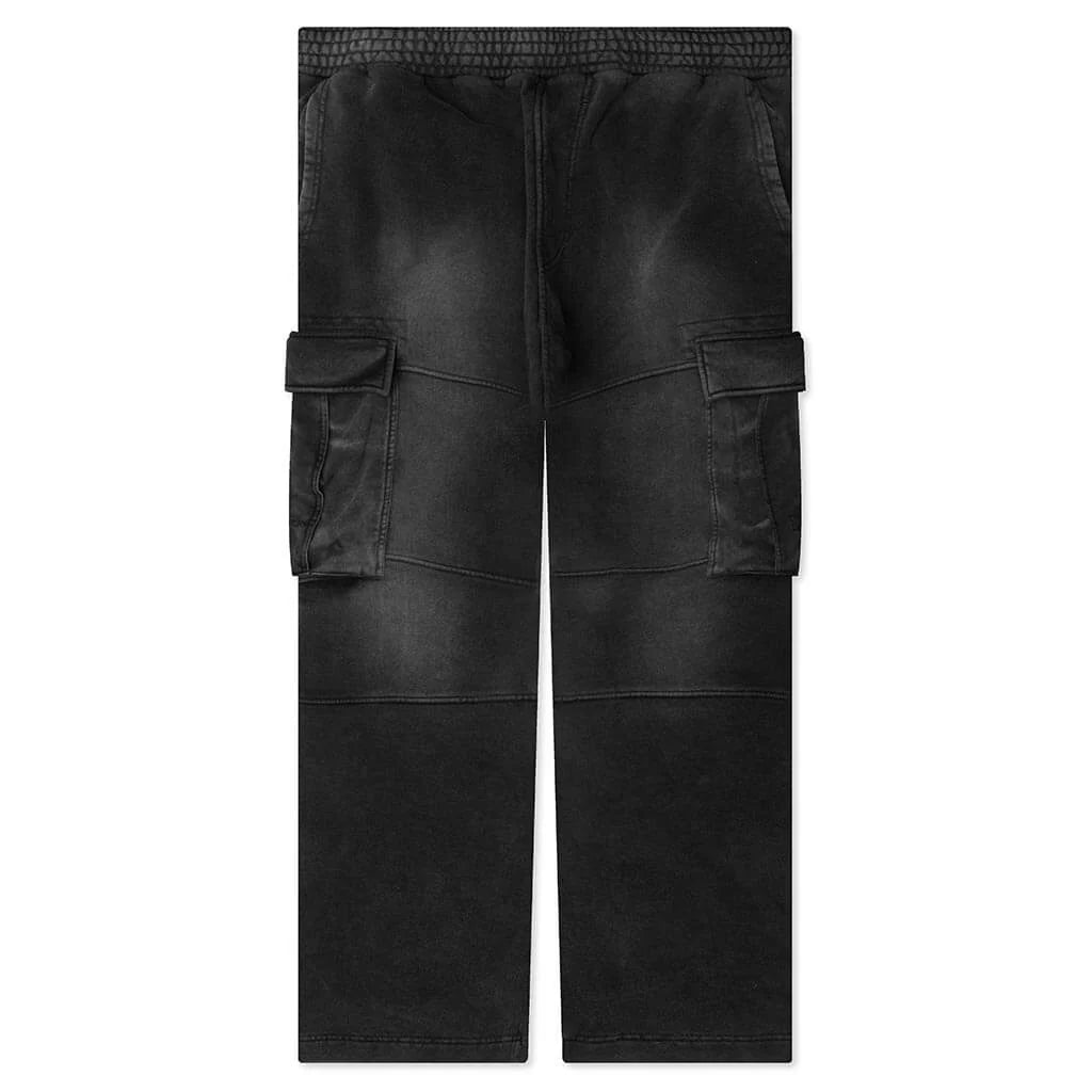 Jersey Cargo Pants Black